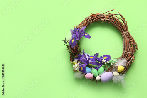 Composition with Easter wre...