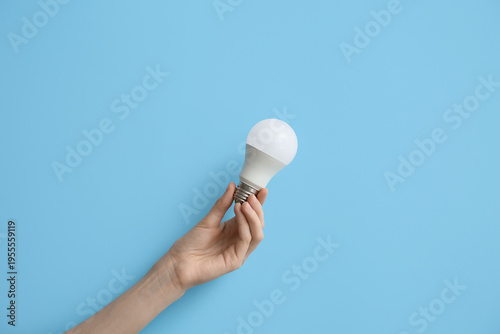 Female hand with white ligh...