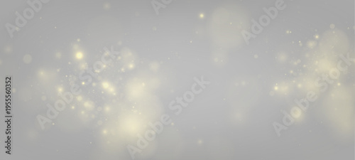 Soft golden particles shimmer and fall with delicate motion, forming a magical overlay on a transparent background. Light sparkles blend into a glowing haze. Perfect for New Year and Christmas 