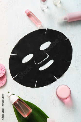 Facial sheet mask with diff...