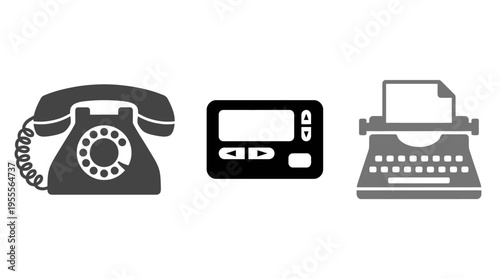 Vintage Communication Devices Icons of the Past