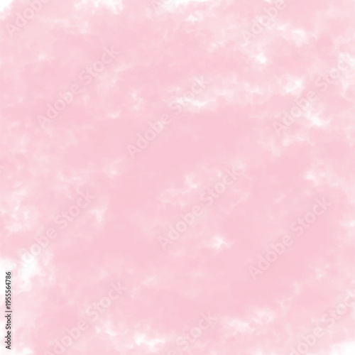 ピンクのわたあめ背景イラスト