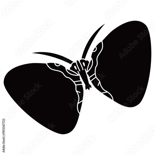 家紋です。蛤飛び蝶といいます。