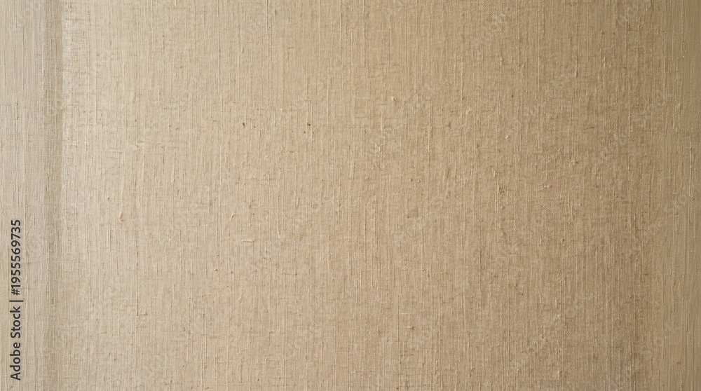 Fototapeta premium Natural Beige Linen Fabric Texture Background