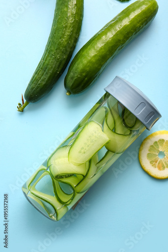 Sports bottle of infused wa...