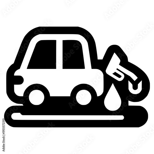 Fueling the Future: A sleek car design receives a crucial fuel injection from a pump, symbolizing the essential need for energy to power our journeys.