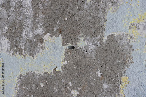 Texture of old concrete wall. Rough, stained concrete surface. Perfect for background and design. Close-up. High resolution.