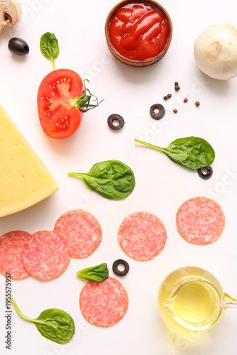 Fresh ingredients for prepa...