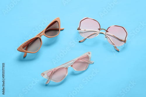 Different stylish eyeglasse...