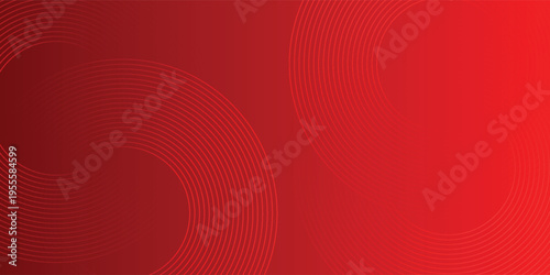Принти на полотні Abstract background with radiant intense deep red and warm orange curved lines wave pattern