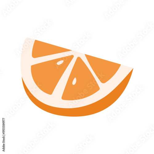 Orange cut slice