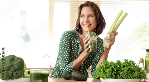 Beautiful young happy woman...