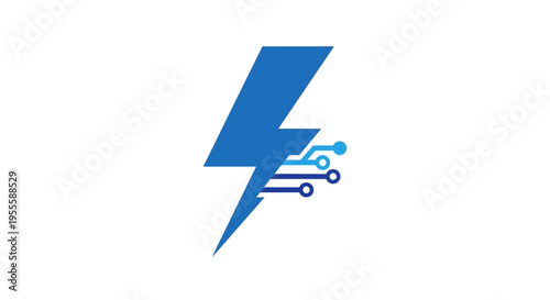 Free Download Digital Technology and Electrical Power Integration Icon Concept for Modern Businesses - GFXLoad