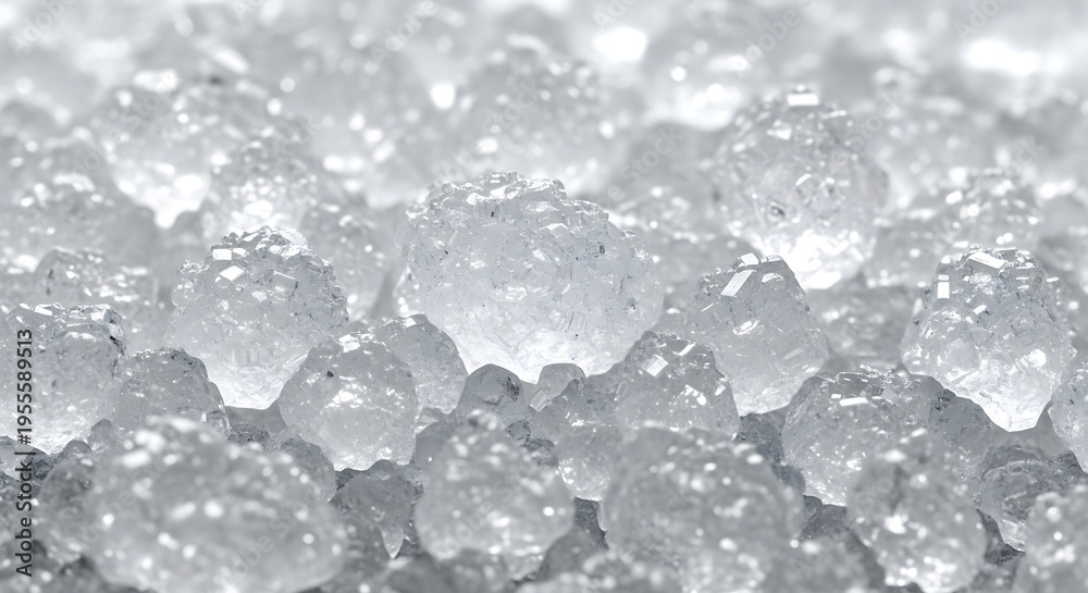 Obraz premium Close up of hail.