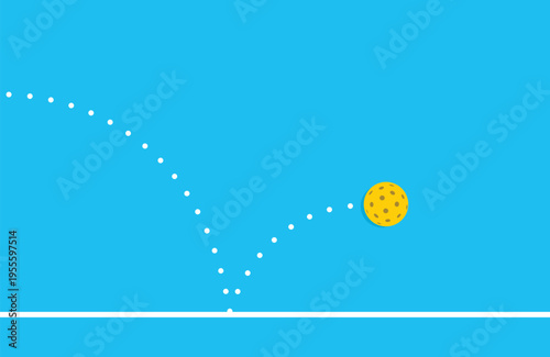 Attractive editable vector pickleball background design good for your design resources print and others