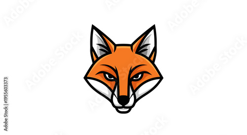 Vibrant fox head logo design suitable for various brands and diverse creative projects