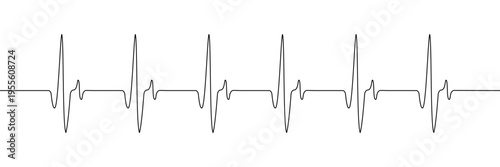 heart beat line heartbeat health continuous icon pulse rate medical art love. ekg heart beat line vector care ecg drawing logo draw life cardio illustration single medicine one healthy cardiogram wave
