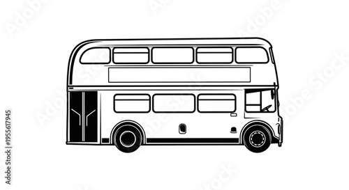 Double Decker bus vector ilustration 