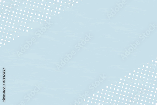 かすれテクスチャ入り水色ドット装飾の背景素材