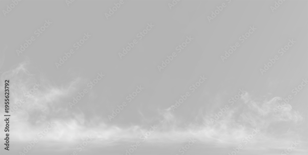Fototapeta premium Heavy low-lying smoke machine effect for stage and runway