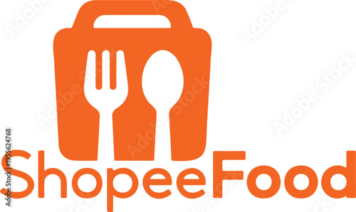 Shopee food Logo transparent