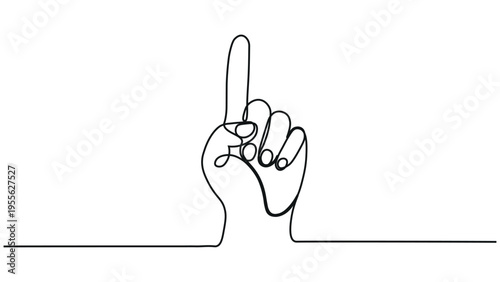 A hand gesture forming the word like sign language with fingerspelling for 'love'