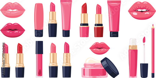 Elegant Goldfish and Koi Vector Illustration Set Featuring Fancy Fish with Flowing Fins and Ornate Scales in Gold and Silver Tones for Oriental Nature Theme Design.