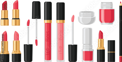 Goldfish Vector Illustration Set Featuring Elegant Fancy Goldfish and Koi Fish with Long Flowing Fins in Gold and Silver Colors for Asian Inspired Art and Nature Designs.