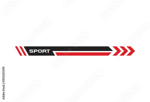 Wrap Design For Car vectors. Sports stripes, car stickers. Racing decals template element