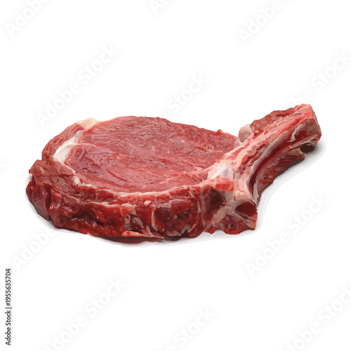 Raw Ribeye Steak