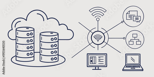 Cloud computing and data storage server computer