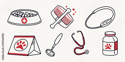 Veterinary medical pet care animal health pet food