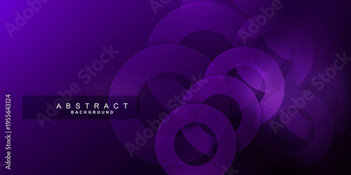 2d illustration Abstract futuristic electronic circuit technology background