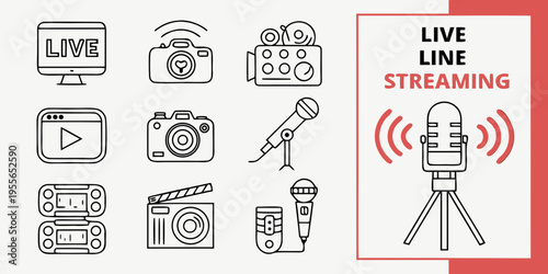 Live streaming and production line camera microphone monitor