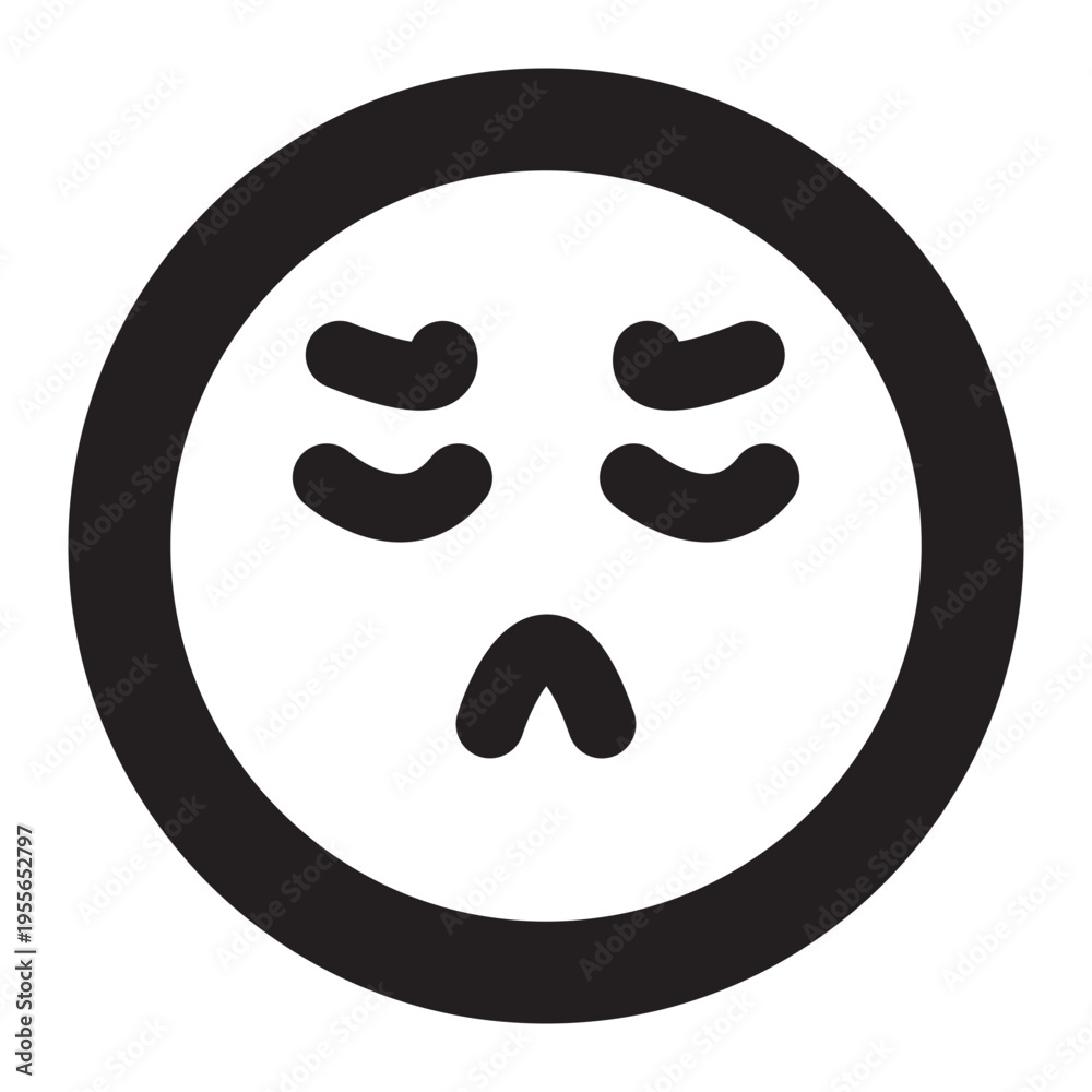 Obraz premium icon emoticon snooty