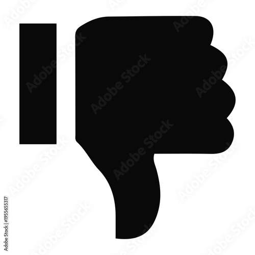 A disapproving hand gesture shows Brain and Emotional Reaction through a thumb down sign.