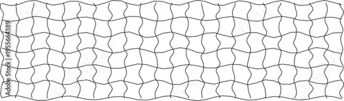 Abstract distorted grid with wavy lines creating a dynamic geometric pattern. perfect for modern design.