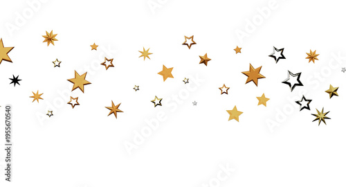 Festive image of star shape...