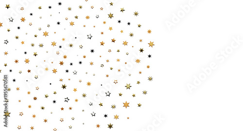 Elegant gold stars confetti...