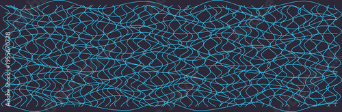 Dynamic distorted grid with wavy lines, perfect for modern design and digital art projects.