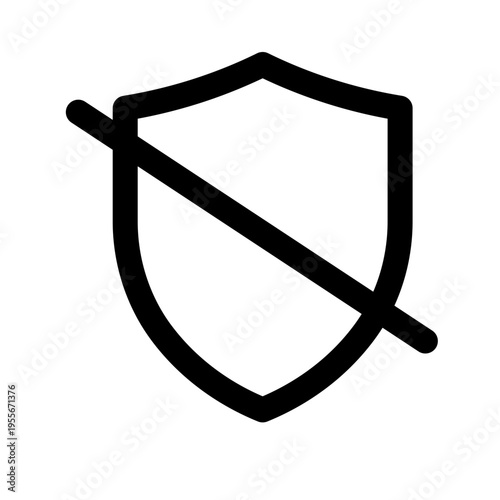 Block Shield Icon Icon