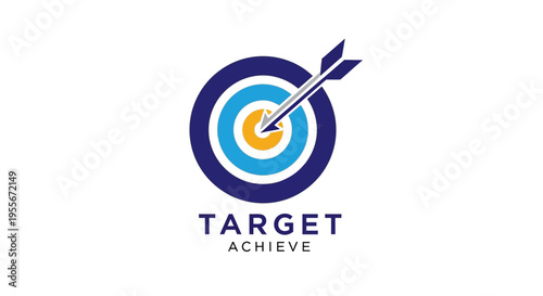 Target with arrow hitting center bullseye.
