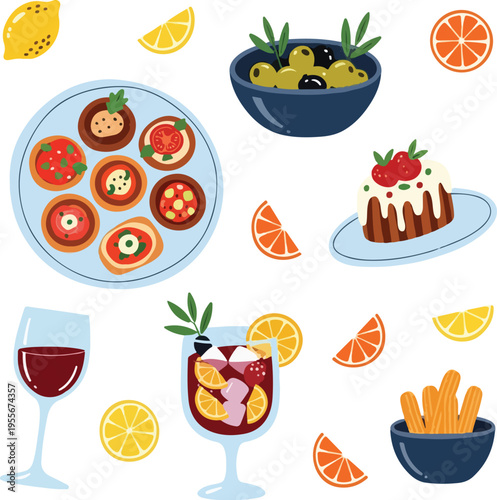 Spanish Tapas and Sangria Set for Sevilla April Fair Celebration