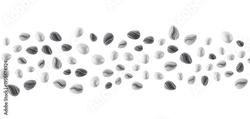 Monochrome abstract image o...