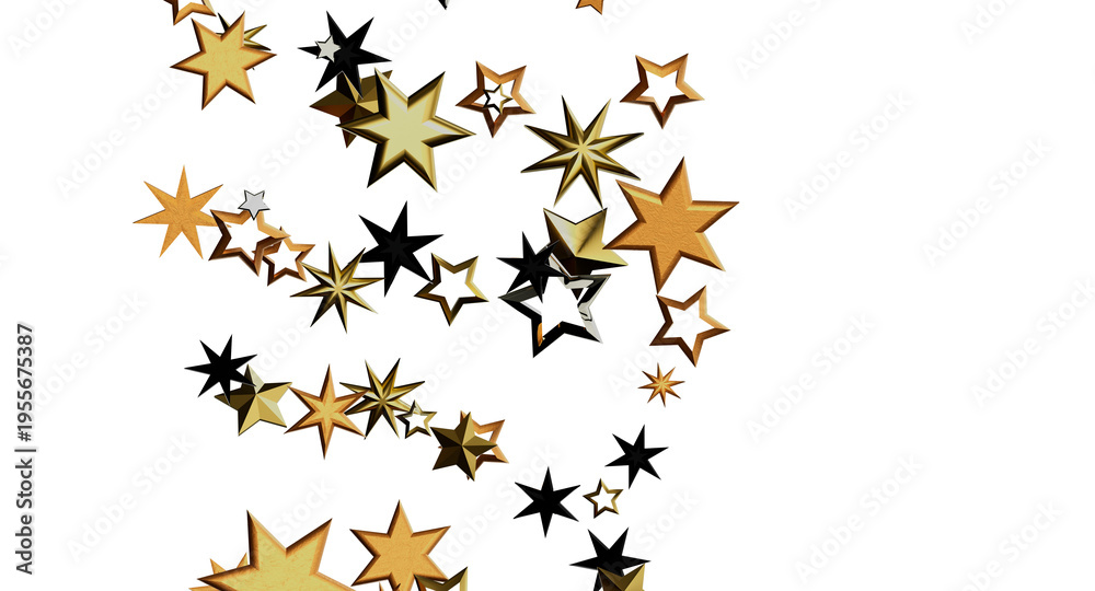 Naklejka premium Stylish background with glittering stars. Perfect for holiday themes, greeting cards, or celebratory designs. Adds a tou