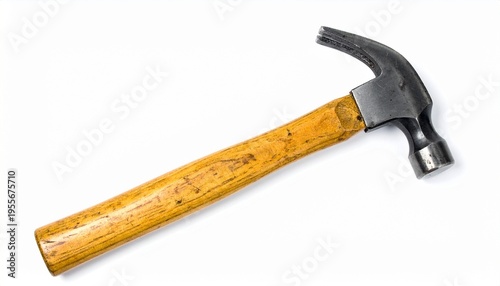 Wallpaper Mural Claw Hammer Wooden Handle Metallic Head Carpentry Tool Construction Equipment Nail Driver and Remover Visuals Torontodigital.ca