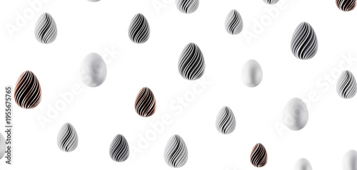 Stylish Easter egg composit...