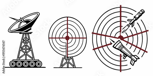 Satellite dish and radar systems