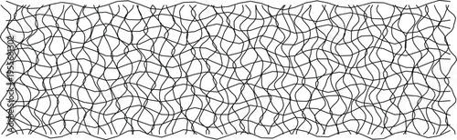 Dynamic abstract grid pattern with distorted lines, perfect for modern design concepts and backgrounds.