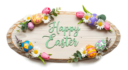 easter cake with eggs